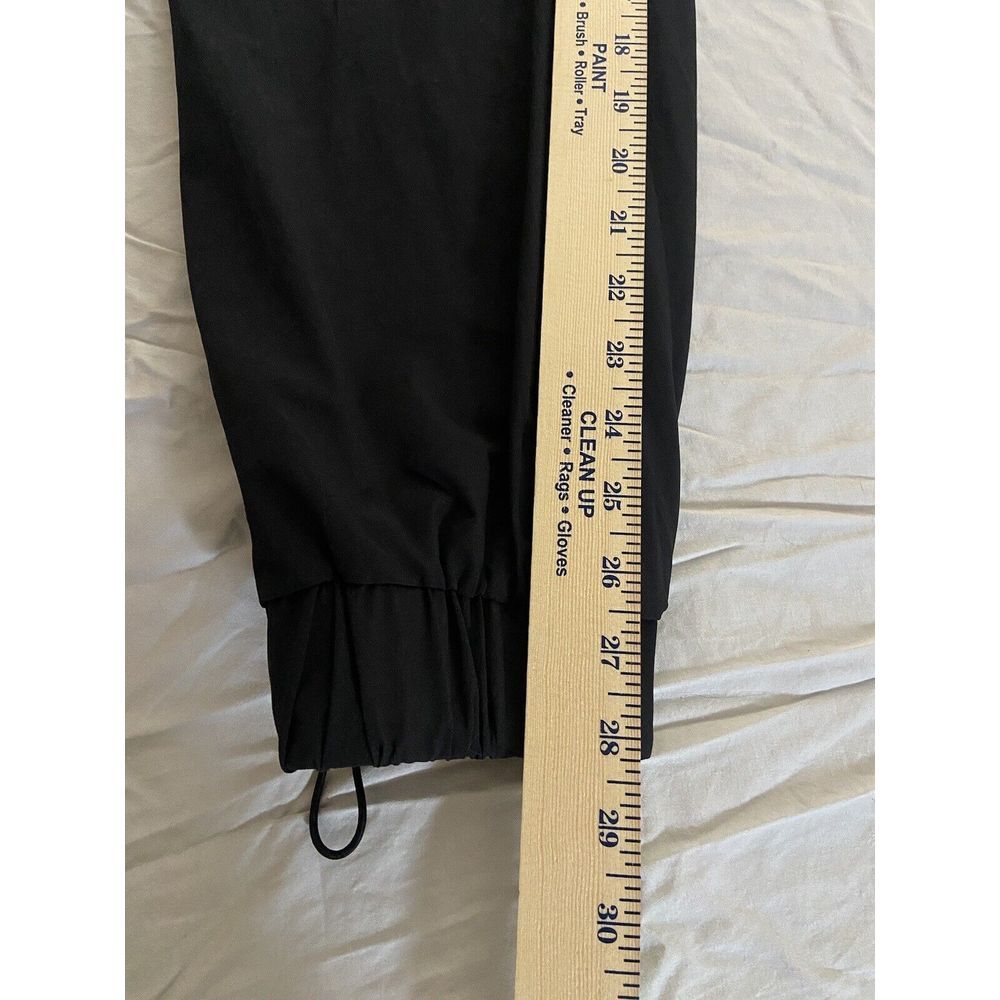 Athleta Dipsea Jumpsuit Womens Black Hooded Athletic Size 8 Gorpcore Outdoor - Picture 8 of 12
